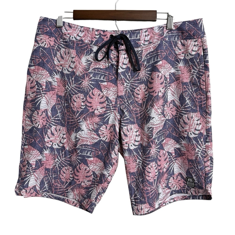 Travis Mathew Foot the Bill board shorts men's 36‎ Tropical Hawaiian swim beach